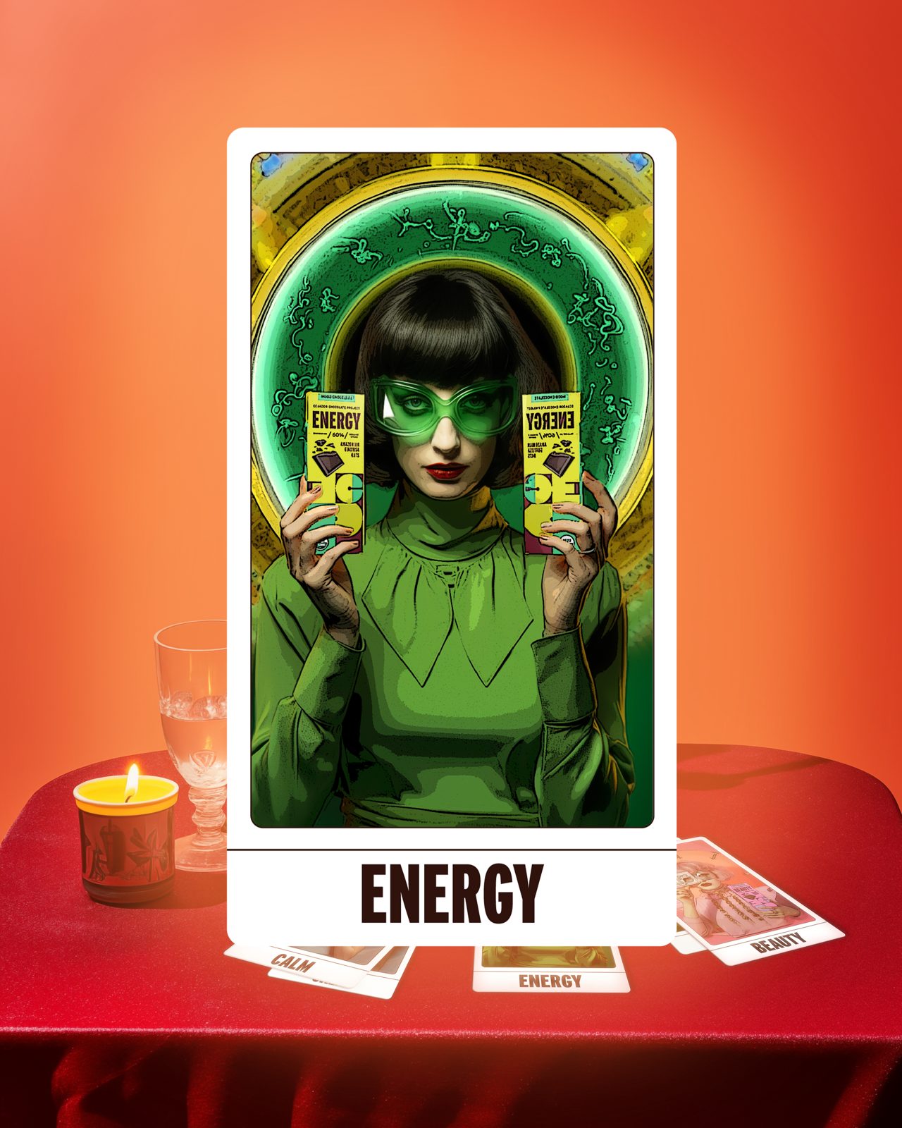 Energy tarot card
