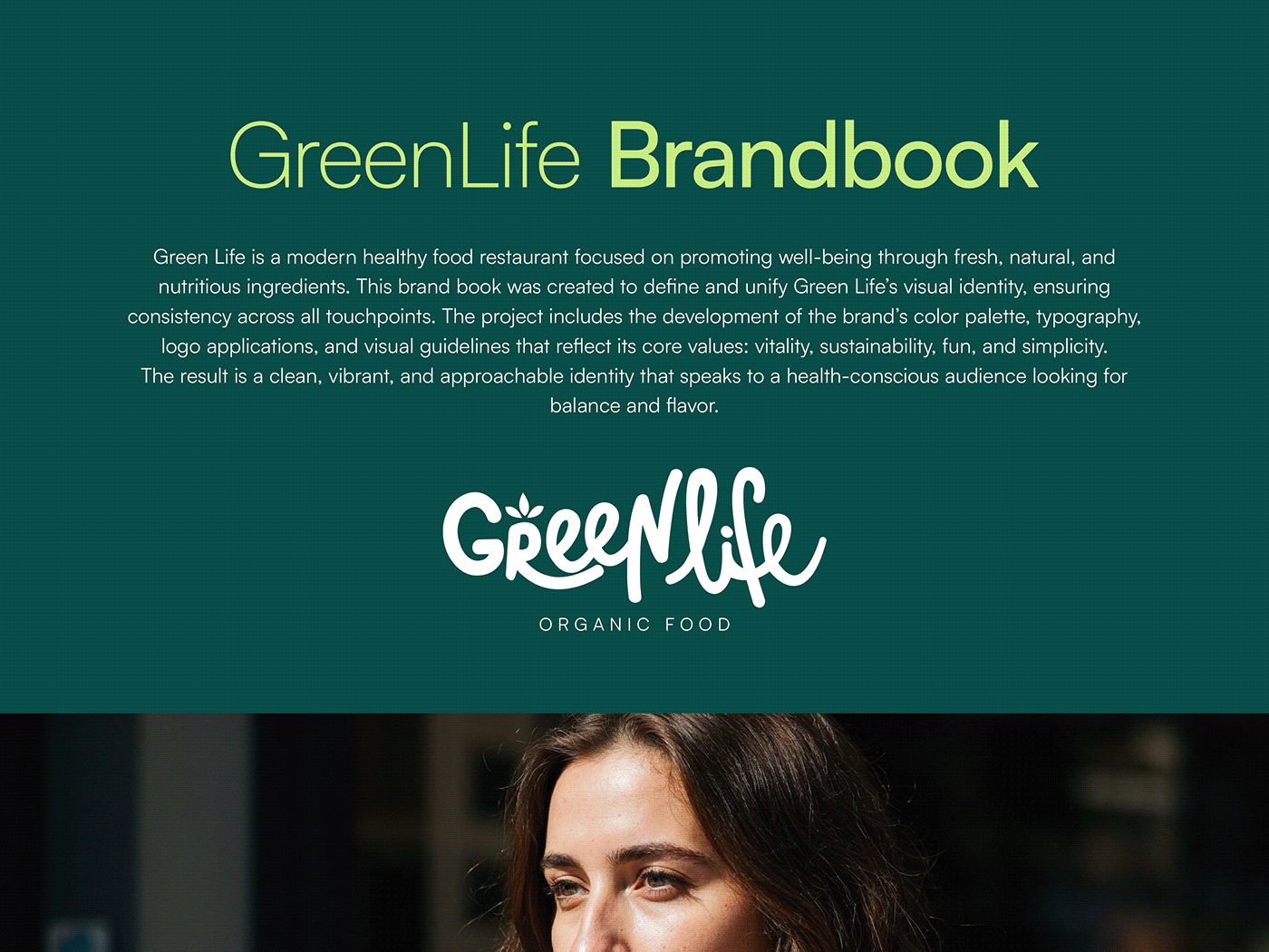 GreenLife brand book cover
