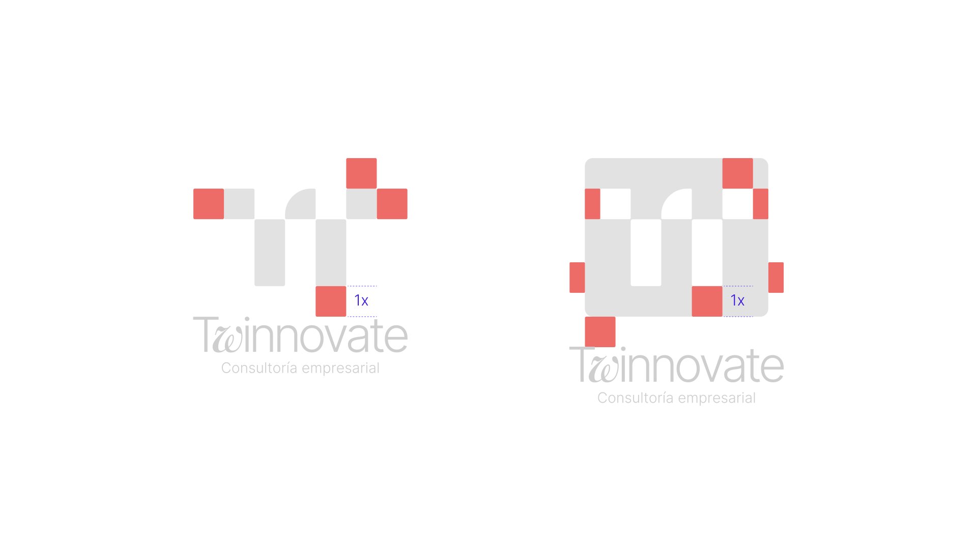 Clear space around the Twinnovate logos