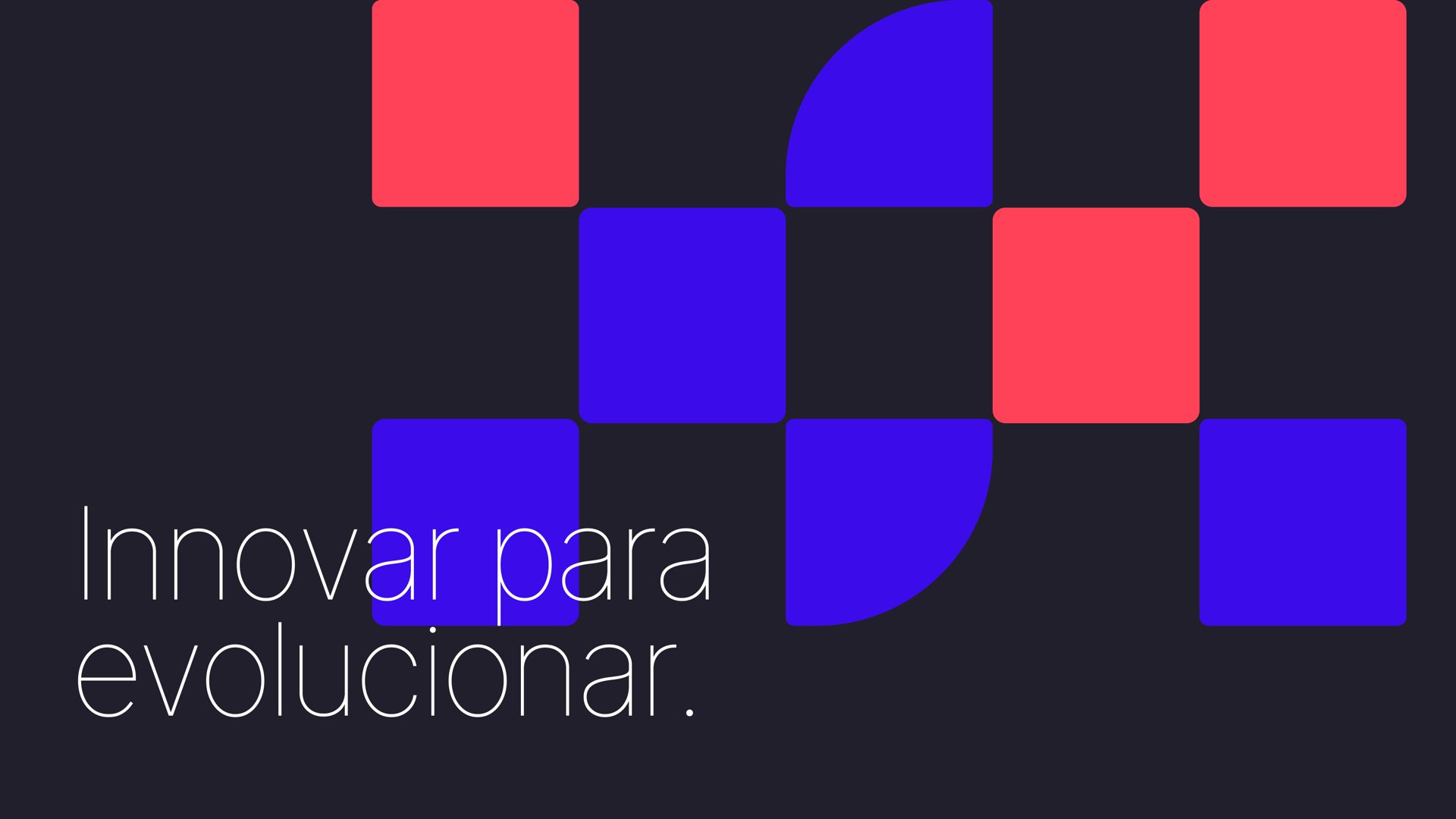 Pattern with the line Innovar para evolucionar